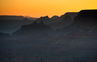 Golden Sunset Layers at Desert View