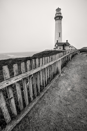 Pigeon Point Fence and Lighthouse