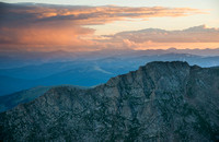 Sunset from Mount Evans