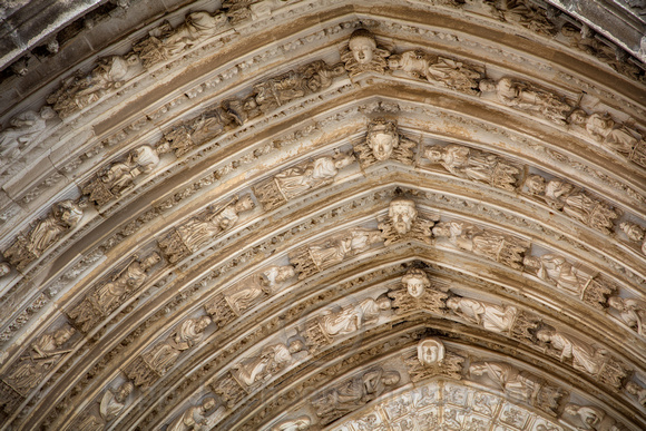 Decorated Archway over Puerta del Perdon