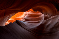 Lower Antelope Canyon Glowing Swirl